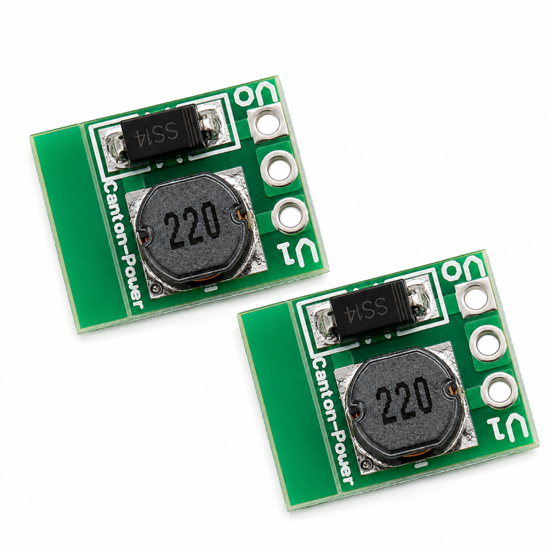 ( Pack of 2 ) 1.5V 1.8V 2.5V 3V 3.3V 3.7V 4.2V to 5V DC- DC DC Boost Converter Module Step Up Board